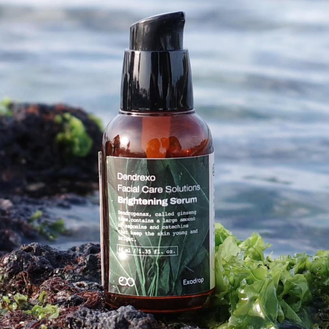 Facial care solution serum