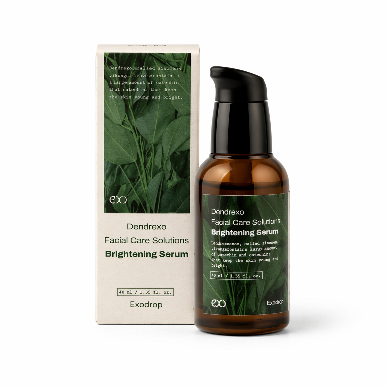 Facial care solution serum