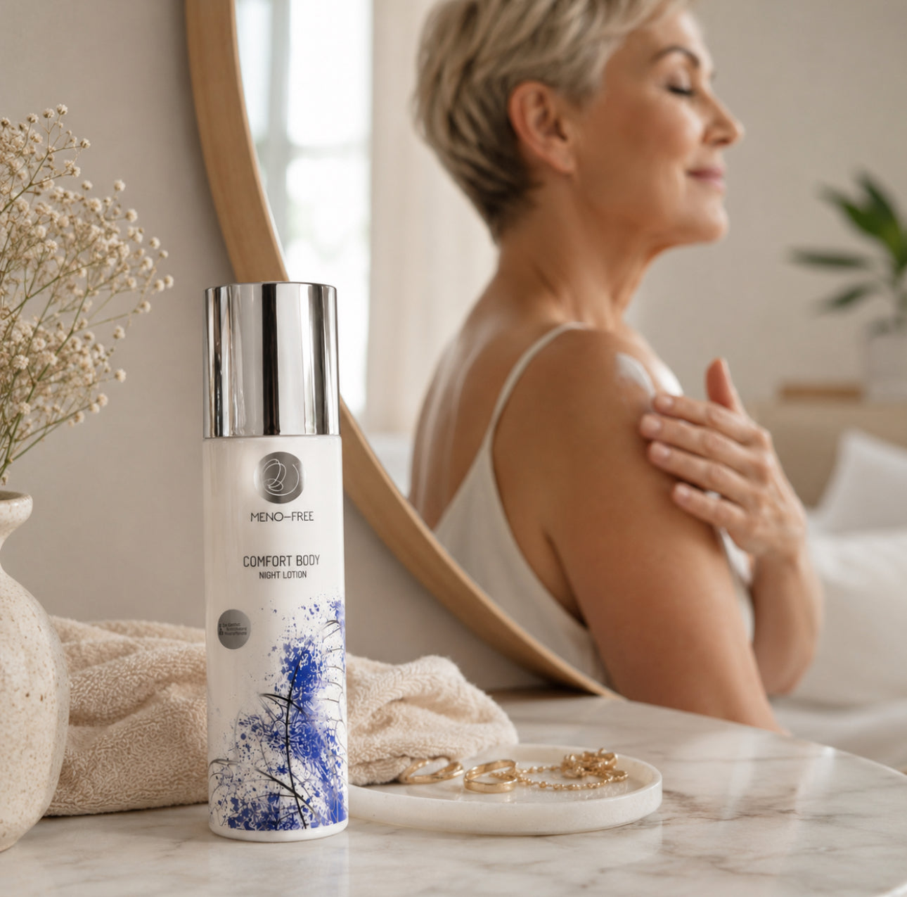 Noční objetí – zklidňující tělové mléko na noc v období perimenopauzy a menopauzy 250 ml