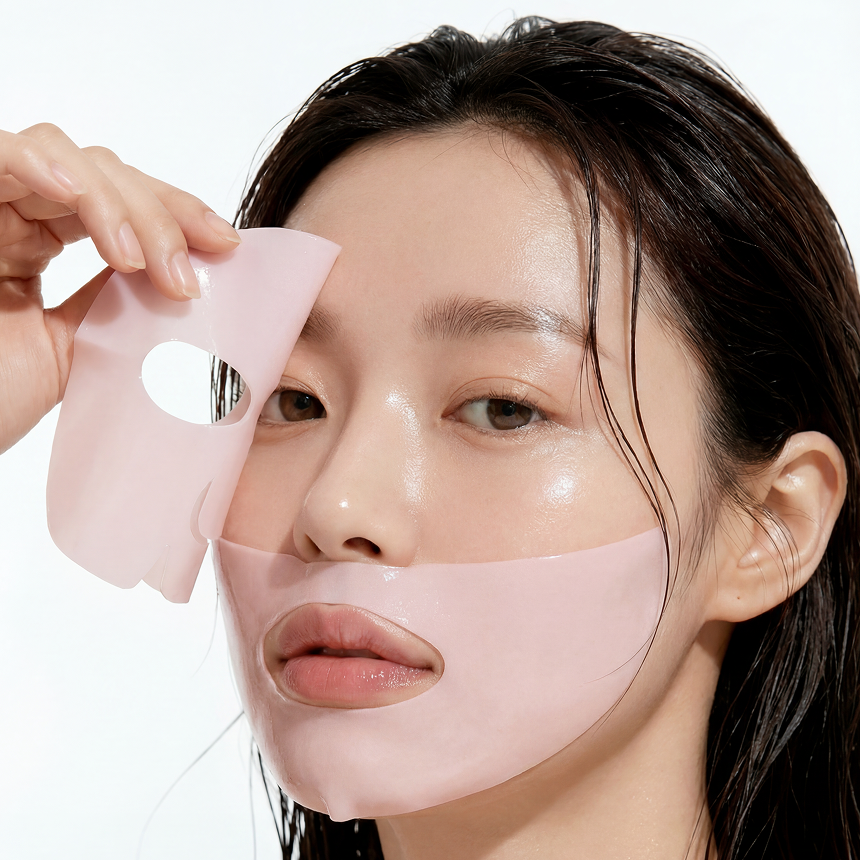 Anti-age kolagenová PDRN hydrogel maska na povadlou a stárnoucí pleť