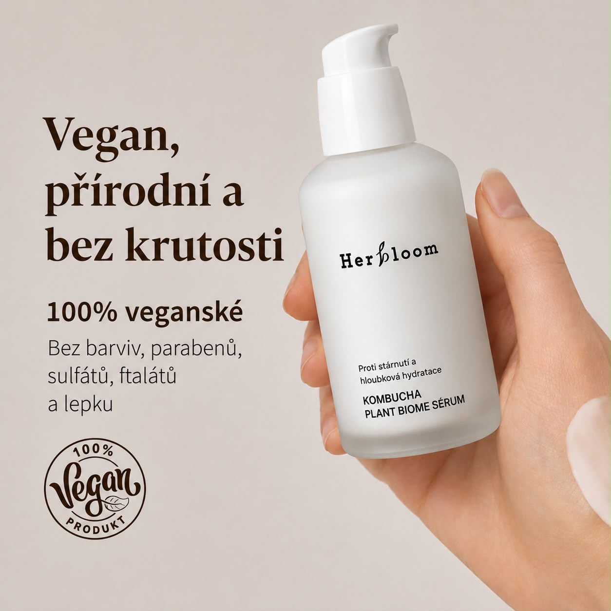 Rozjasňující hydratační sérum s kombuchou