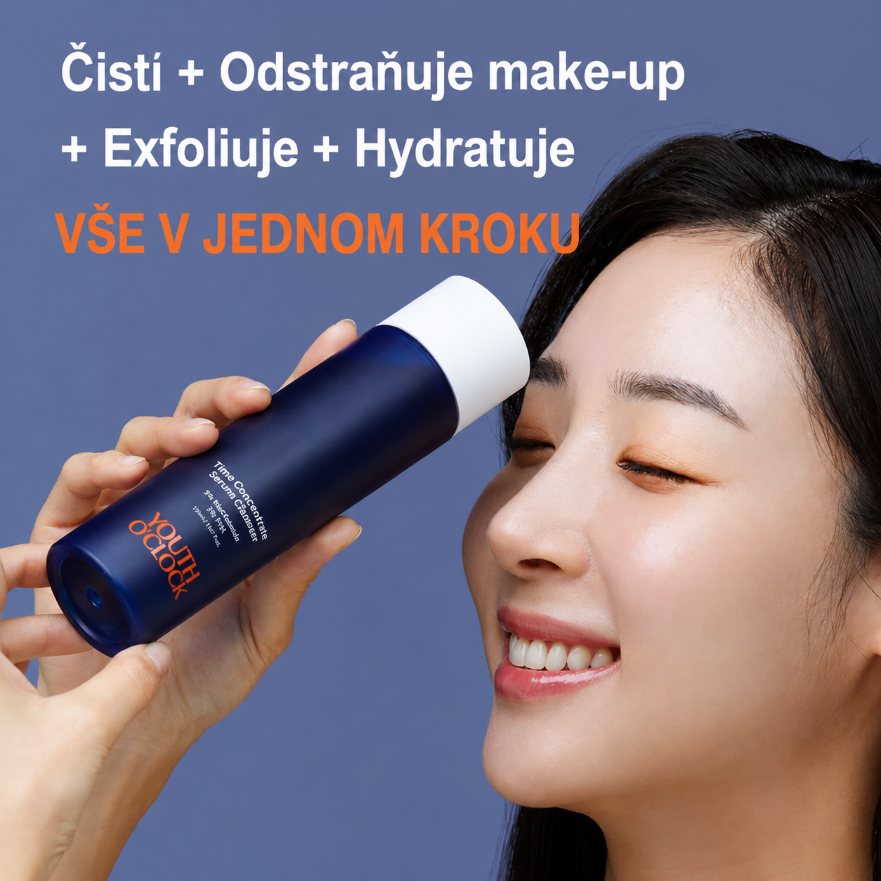 Pleťové sérum a čistiaci gél Time Concentrate