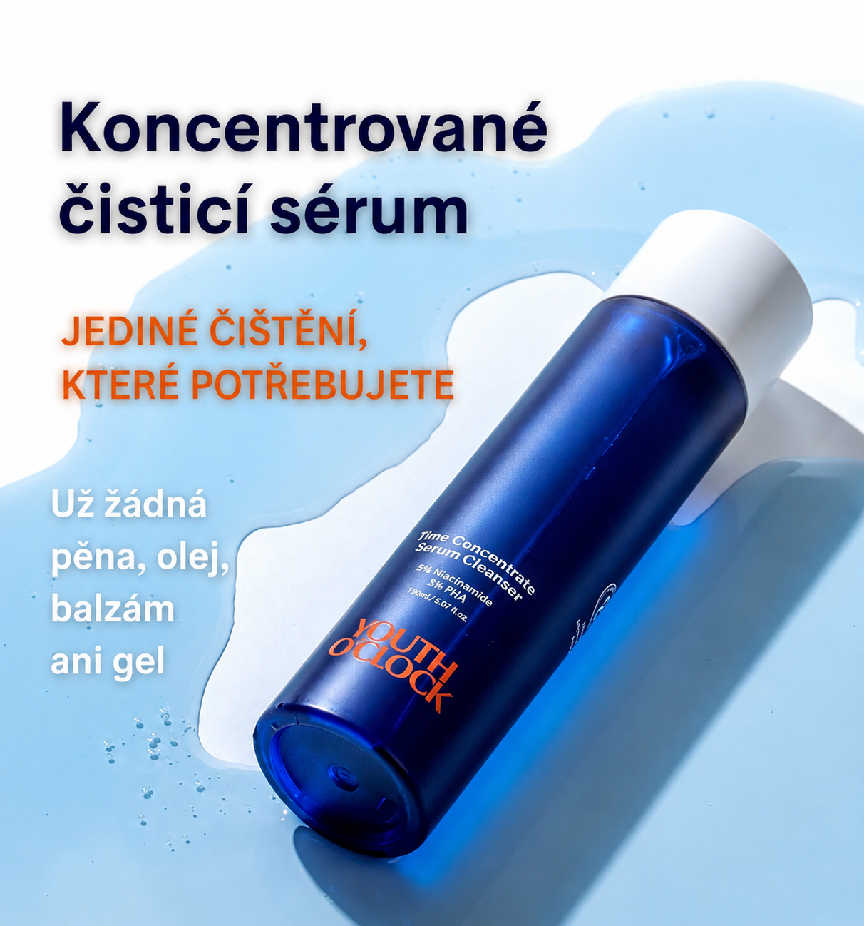 Pleťové sérum a čistiaci gél Time Concentrate
